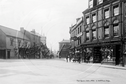 Park Square, Luton in Bedfordshire c1900s