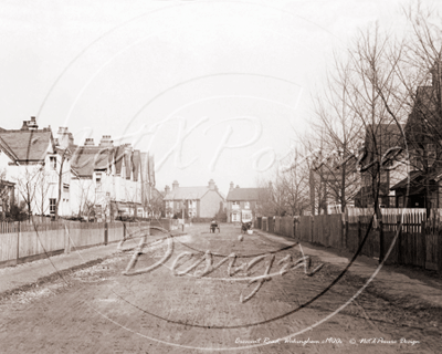 Crescent Road, Wokingham in Berkshire c1900s