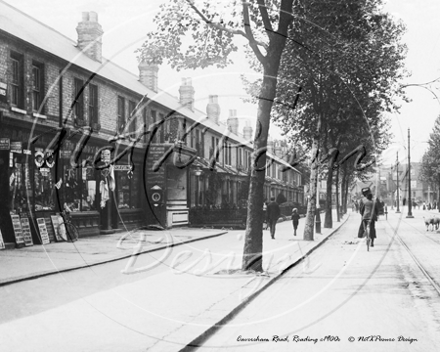 Caversham Road, Reading in Berkshire c1900s