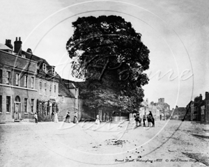 Broad Street, Wokingham in Berkshire c1855