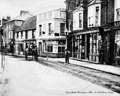 Peach Street, Wokingham in Berkshire c1910