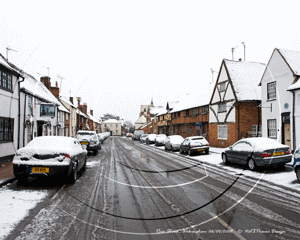 Rose Street, Wokingham, Berkshire on the morning of Sunday 6th April 2008