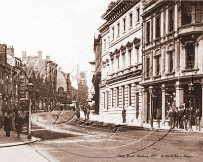 Picture of Berks - Reading, King Street c1887 - N1436