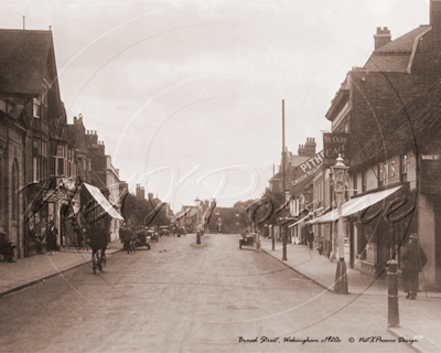 Broad Street, Wokingham in Berkshire c1920s