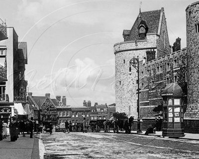 Windsor Castle, the Curfew Tower Guardroom, Windsor in Berkshire c1910s