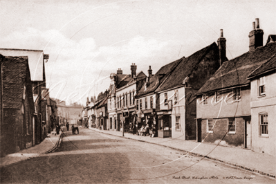 Peach Street, Wokingham in Berkshire c1900s