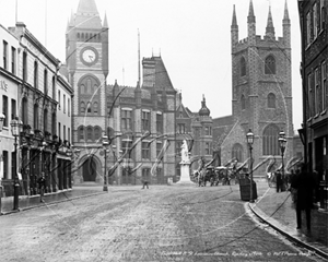 Picture of Berks - Reading, Town Hall c1900s - N2008