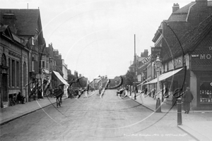 Broad Street, Wokingham in Berkshire c1920s Broad Street, Wokingham in Berkshire c1920s