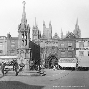 Picture of Cambs - Peterborough, Market Place c1910s - N2006