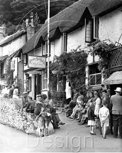 Picture of Devon - Lynmouth, The Rising Sun c1951 - N403