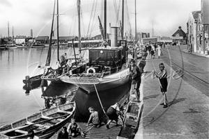 The Quay, Poole in Dorset c1930s