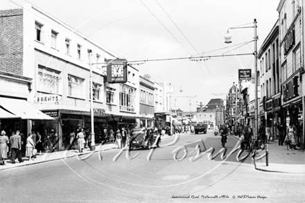 Commercial Road, Portsmouth in Hampshire c1960s