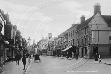 Picture of Herts - Hitchin, High Street c1900s - N2411