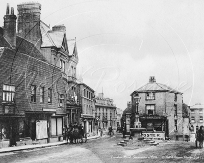 London Road, Sevenoaks in Kent c1900s