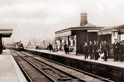 Train Station, Bexley in Kent c1900s