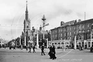Talbot Square, Blackpool in Lancashire c1910s
