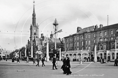 Talbot Square, Blackpool in Lancashire c1910s