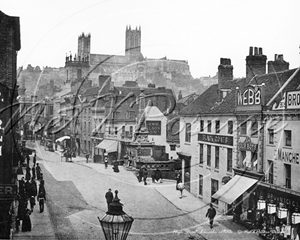 Picture of Lincs - Lincoln, High Street c1900s - N1458