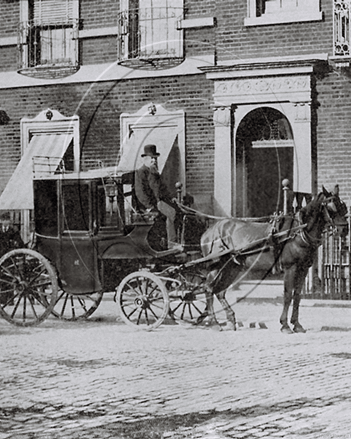 Picture of London Life - 4 Wheeler "Growler" Cab c1880s - N053