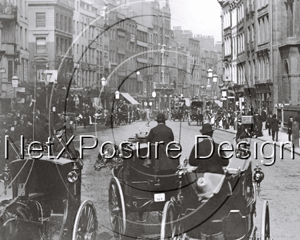 Fleet Street in London c1910s
