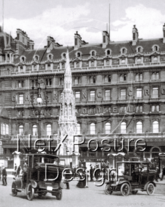 Charing Cross Station in London c1910s