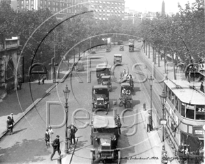 The Embankment along the Thames, London c1920s