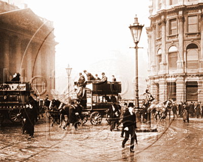 Mansion House in London c1890s