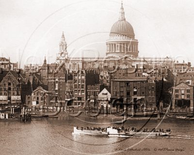 Picture of London - St Paul's Cathedral c1880s - N501