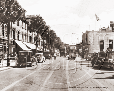 Picture of London, W - Ealing, The Mall c1930s - N1000