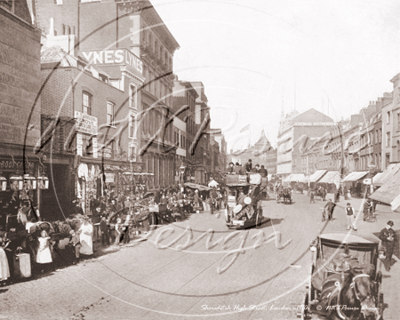 Picture of London, E - Shoreditch, High Street c1895 - N1128