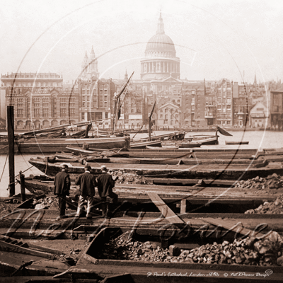 Picture of London - St Paul's Cathedral c1890s - N1484