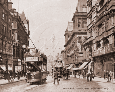 Picture of Mersey - Liverpool, Church Street c1900s - N1692