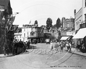 High Street, Staines in Middlesex c1910s