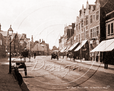 High Street, Staines in Middlesex c1910s