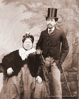 Picture of Misc - Victorian Couple - c1860s - N2054