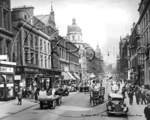 Buchanan Street, Glasgow in Scotland c1930s