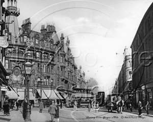 Charing Cross, Glasgow in Scotland c1920s
