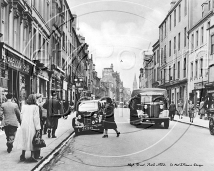 Picture of Scotland - Perth High Street c1950s - N918