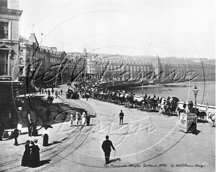 Picture of Scotland - Douglas, The Promenade c1890s - N1414