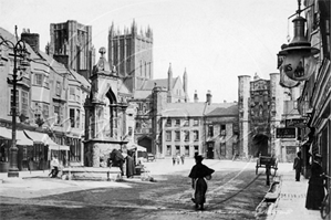 Picture of Somerset - Wells, Market Place c1900s - N2449