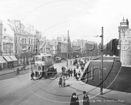 Picture of Wales - Cardiff, Duke Street c1920s - N1022