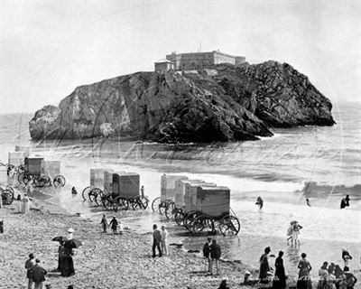 Picture of Wales - Tenby, St Catherine's Rock c1890s - N1785