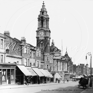 Woolwich Town Hall, Wellington Street in London c1900s