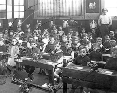 Picture of London, N - Harringay School Class c1900 - N440