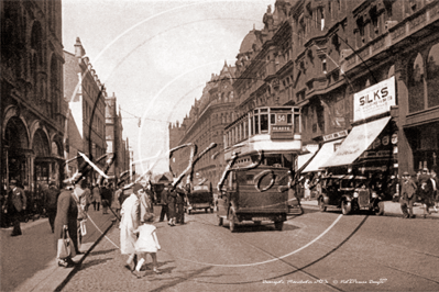 Deansgate, Manchester in Lancashire c1930s