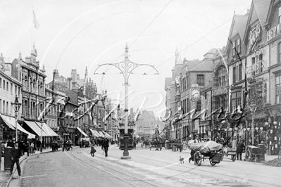 Broad Street, Reading in Berkshire c1900s