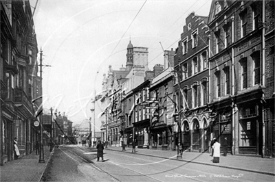 Picture of Wales - Swansea, Wind Street c1900s - N3044