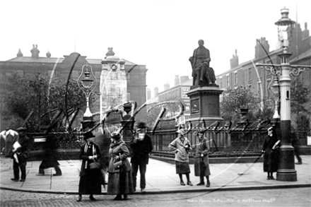 Nelson Square, Bolton in Lancashire c1910s