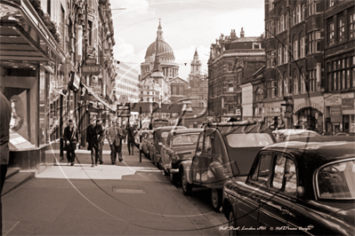 Fleet Street in London c1961