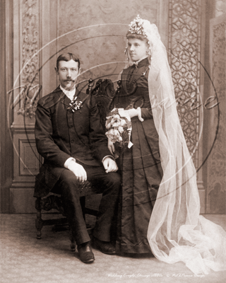 Picture of USA - Illinois, Chicago Wedding c1880s - U23